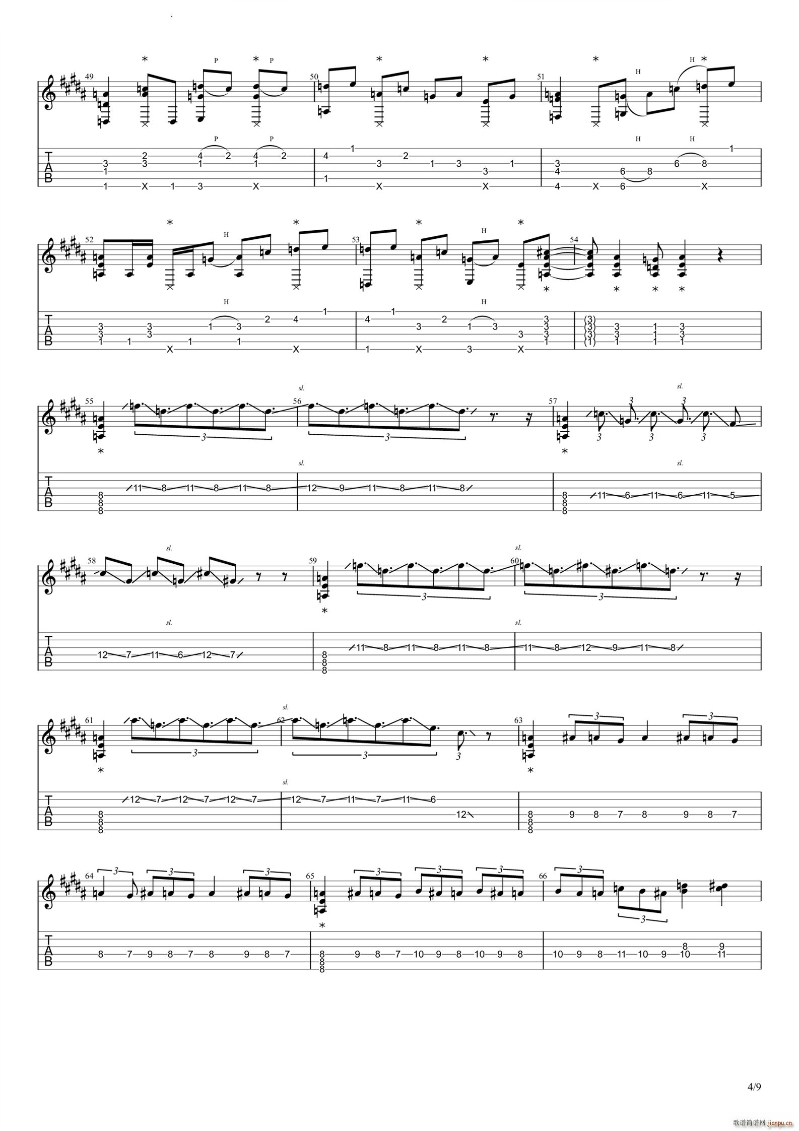 アイドル(吉他谱)5