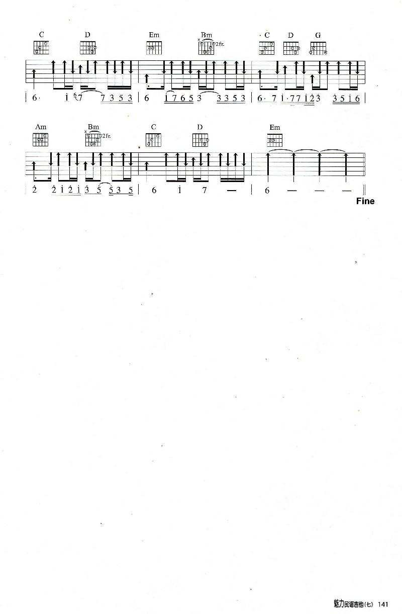 爱上你是一个错吉他谱3-杨培安-G调指法