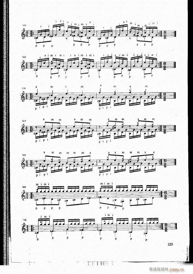 古典吉他演奏教程121 180(吉他谱)3