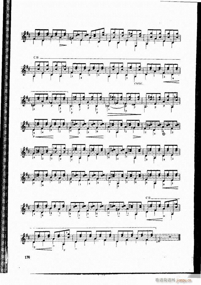 古典吉他演奏教程121 180(吉他谱)50