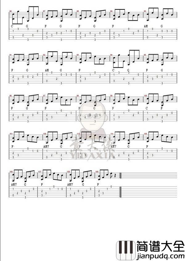 思ひで吉他谱_C调指弹版_铃木常吉