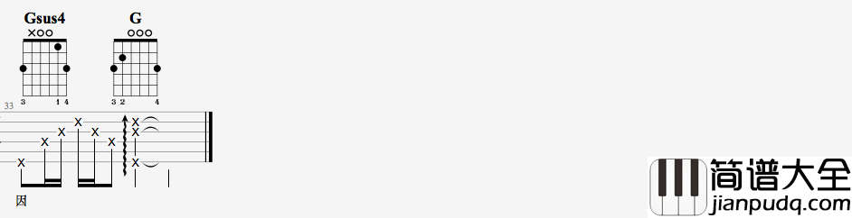 慢慢喜欢你吉他谱_G调原版_7t吉他教室编配_莫文蔚