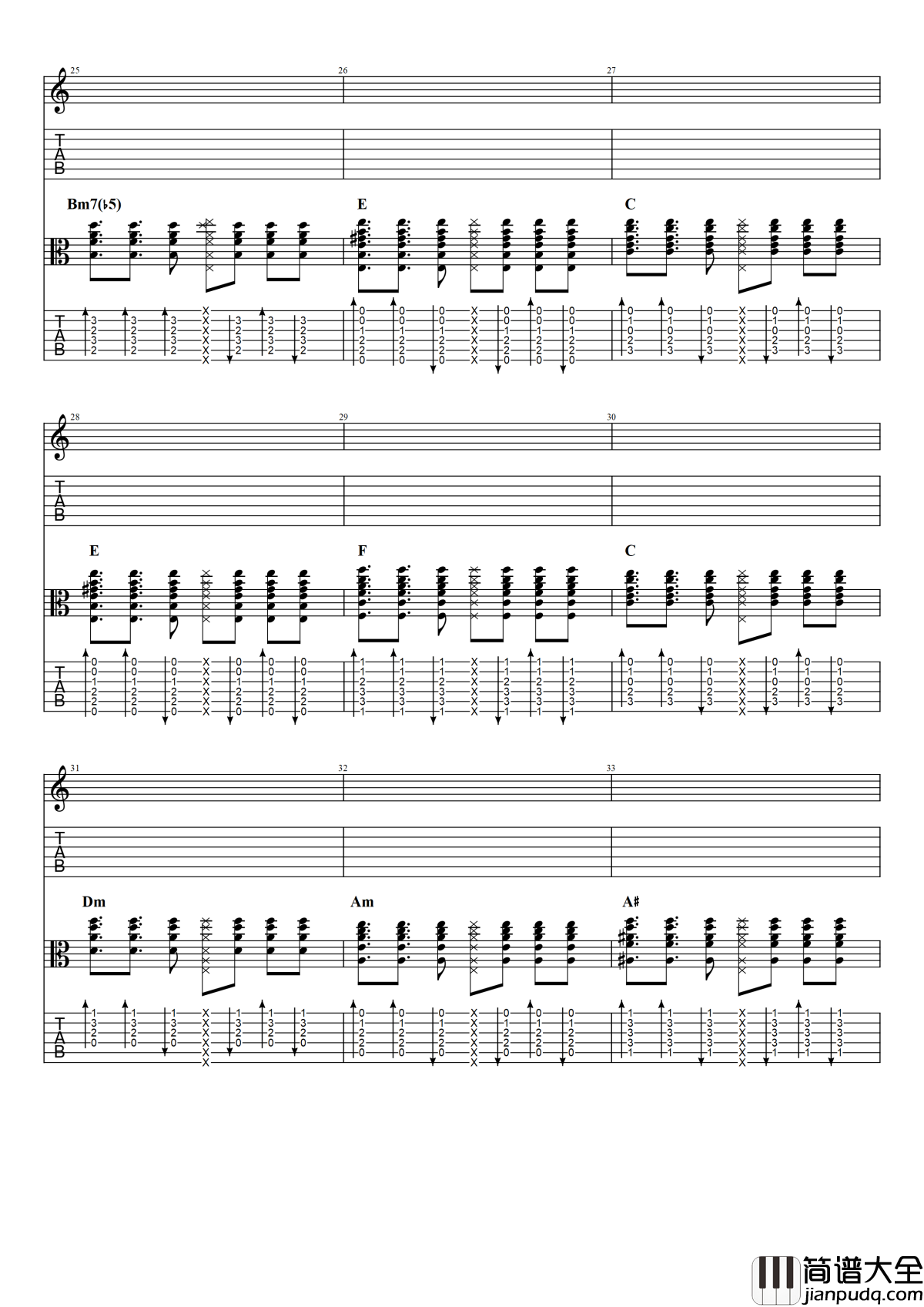 沙漠骆驼吉他谱_展展与罗罗_蹉跎着岁月又蹉跎了自我......