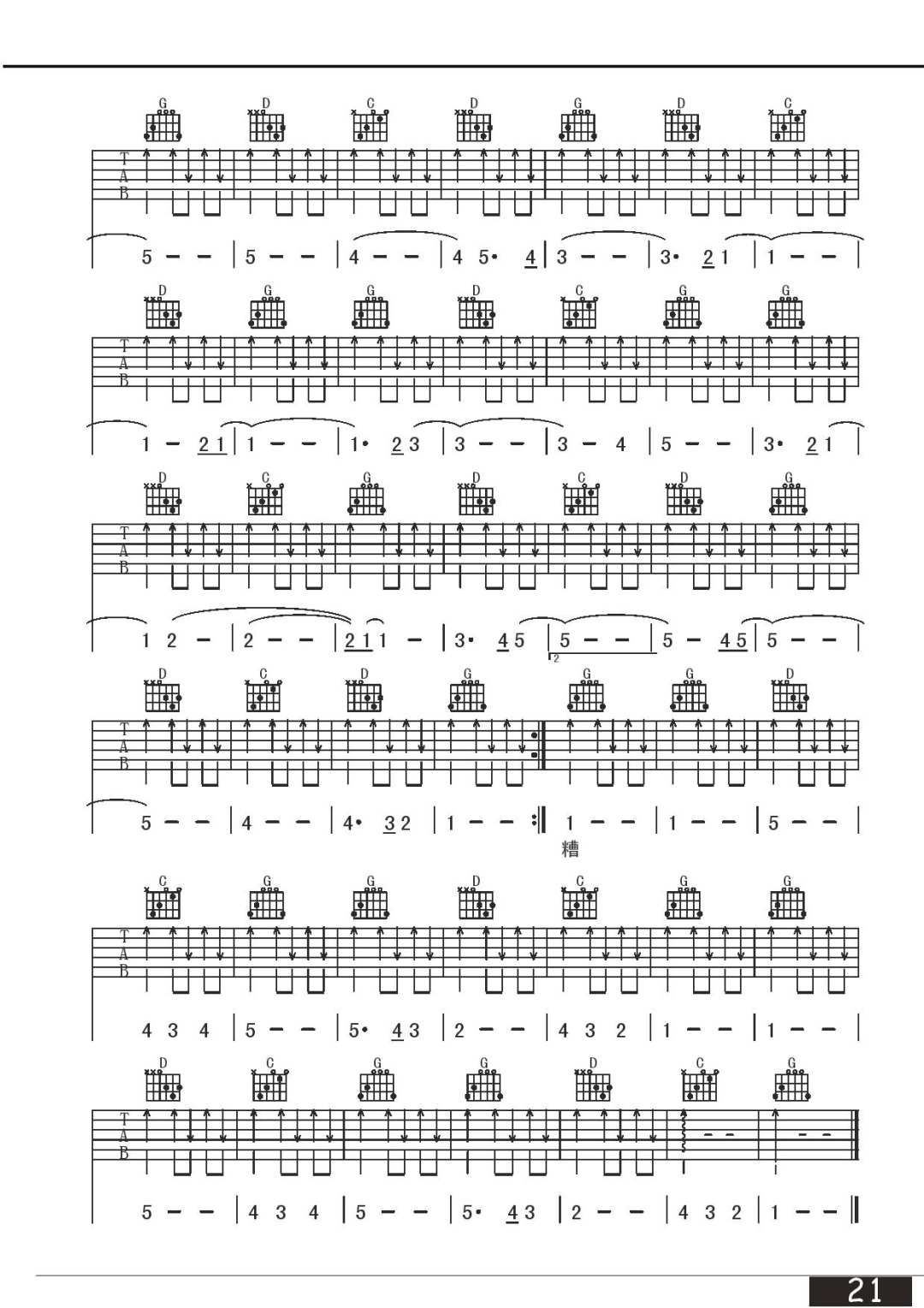 这一切没有想象的那么糟吉他谱预览图