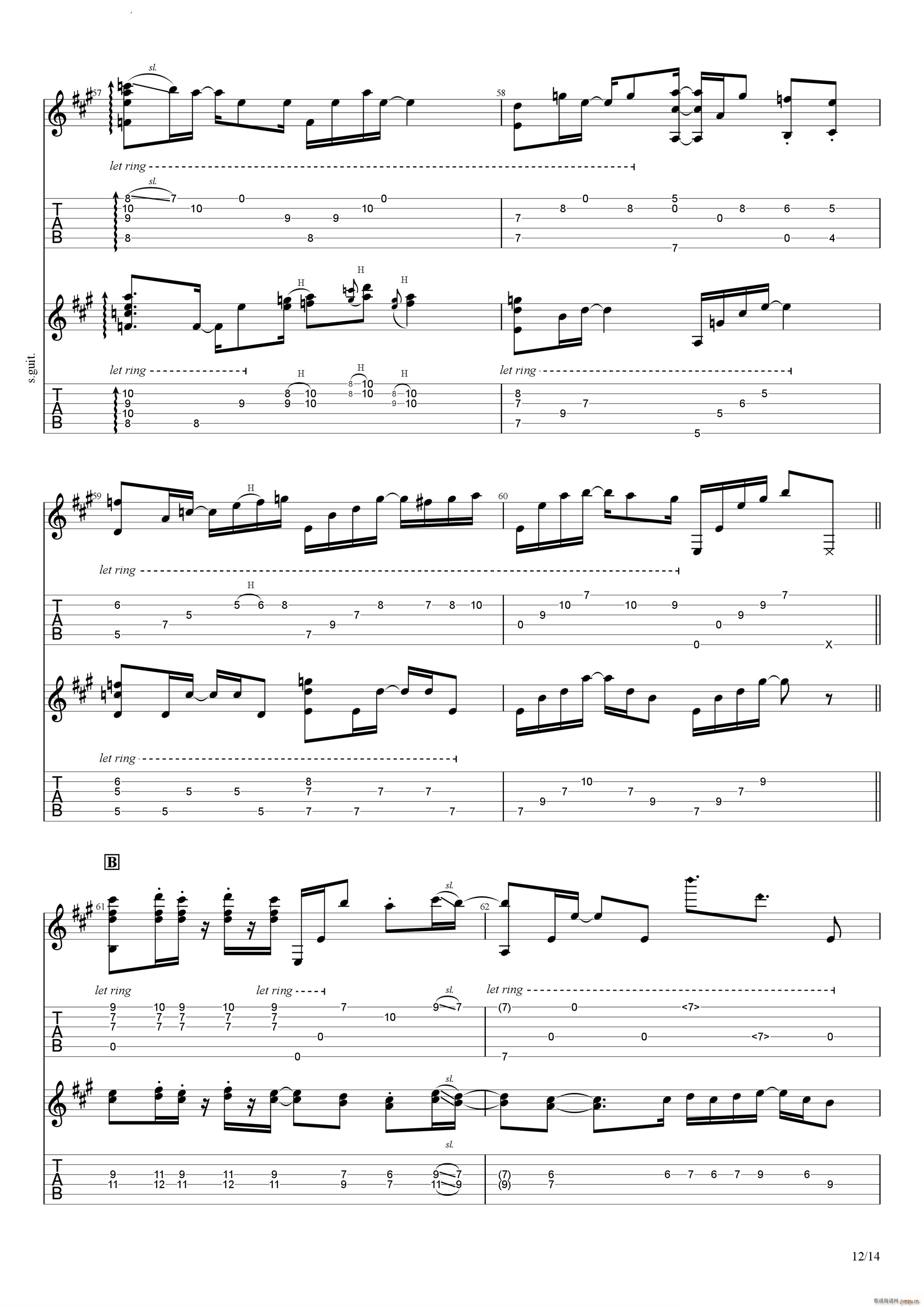 Bus Stop in the Rain(吉他谱)13