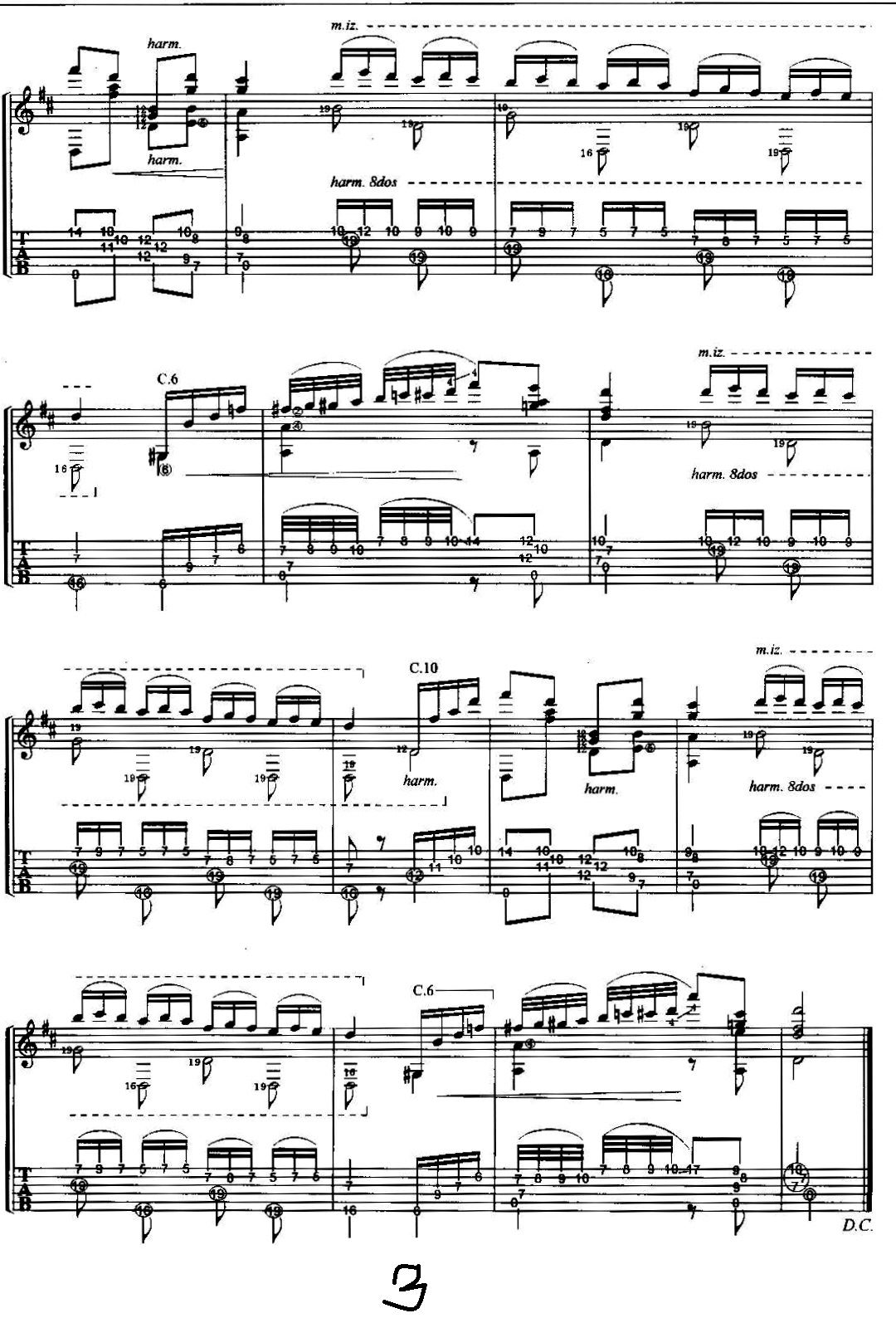 阿狄利达 双谱(吉他谱)3