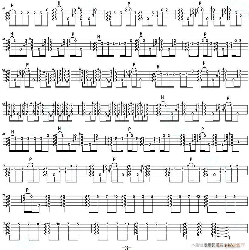 Ichigo Ichie 一期一会 尤克里里指弹谱(吉他谱)3