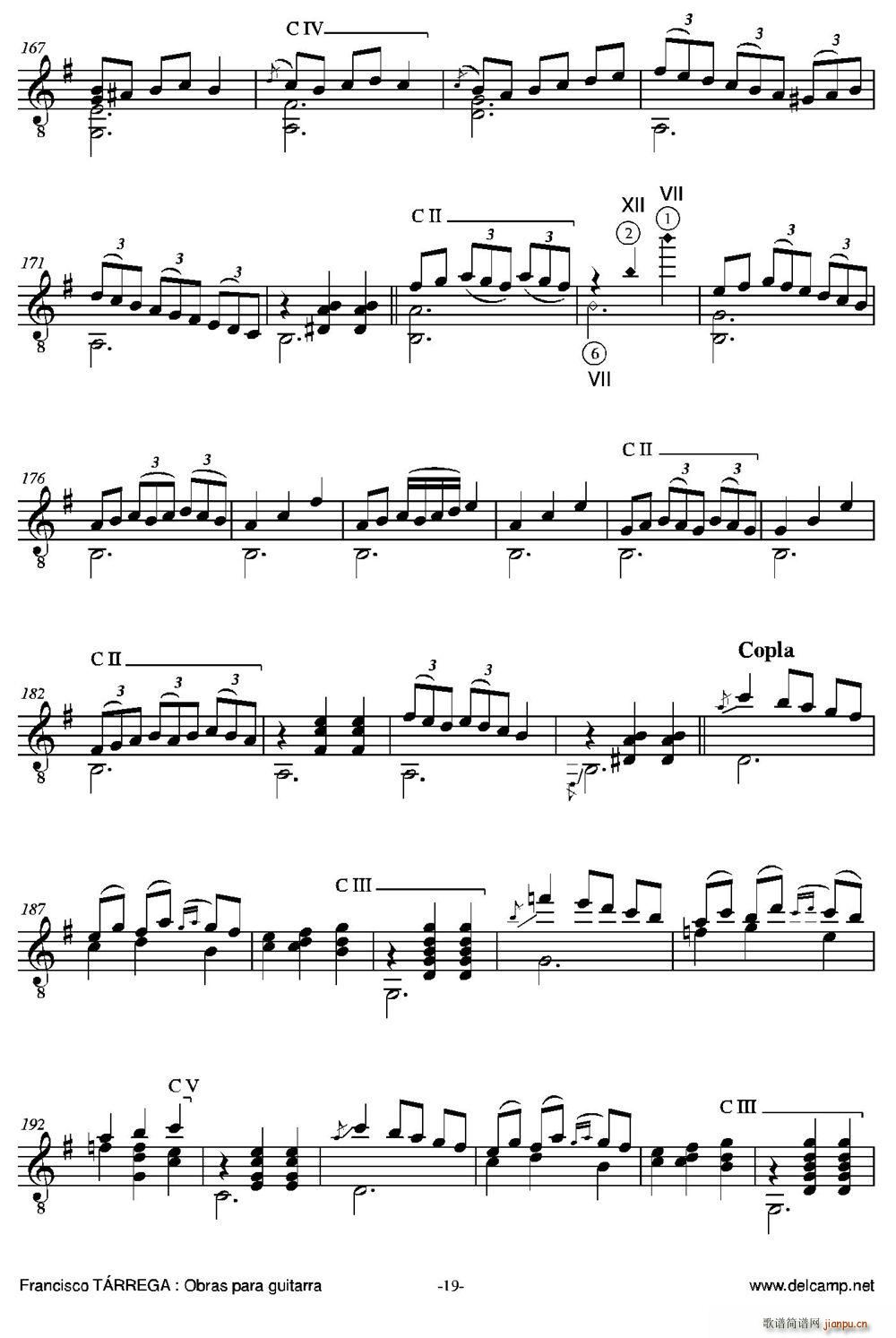 LA CARTAGENERA 古典吉他(吉他谱)6