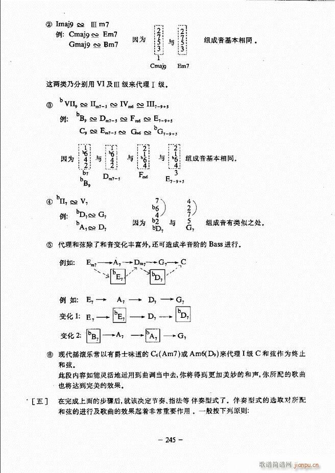 民谣吉他教程241 304(吉他谱)5