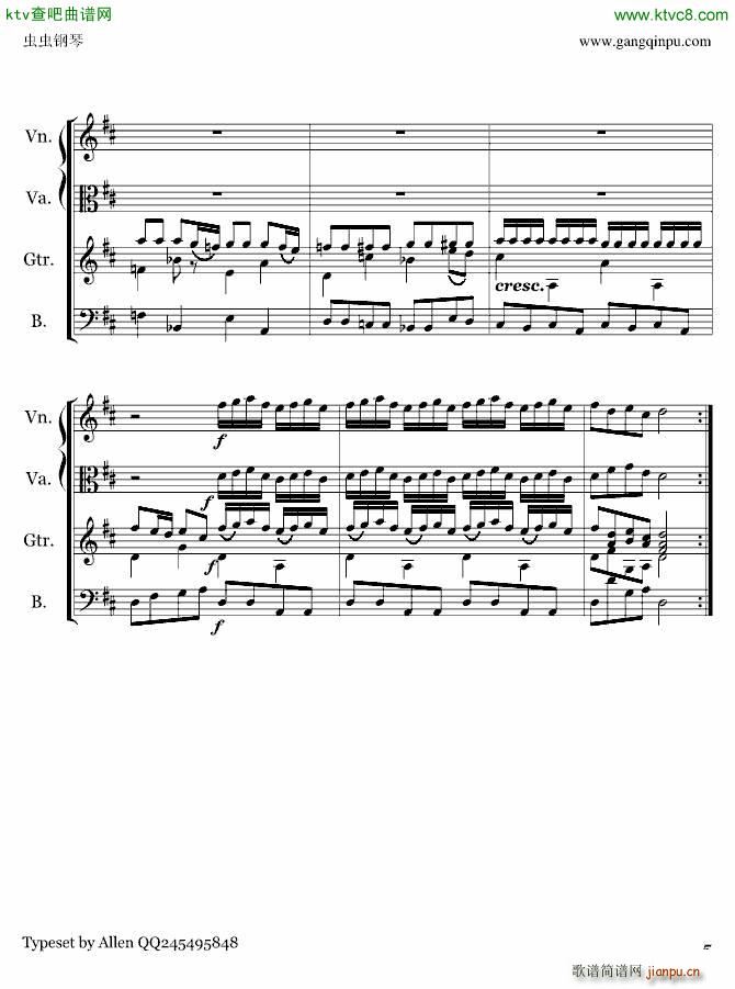 吉他协奏曲(吉他谱)5