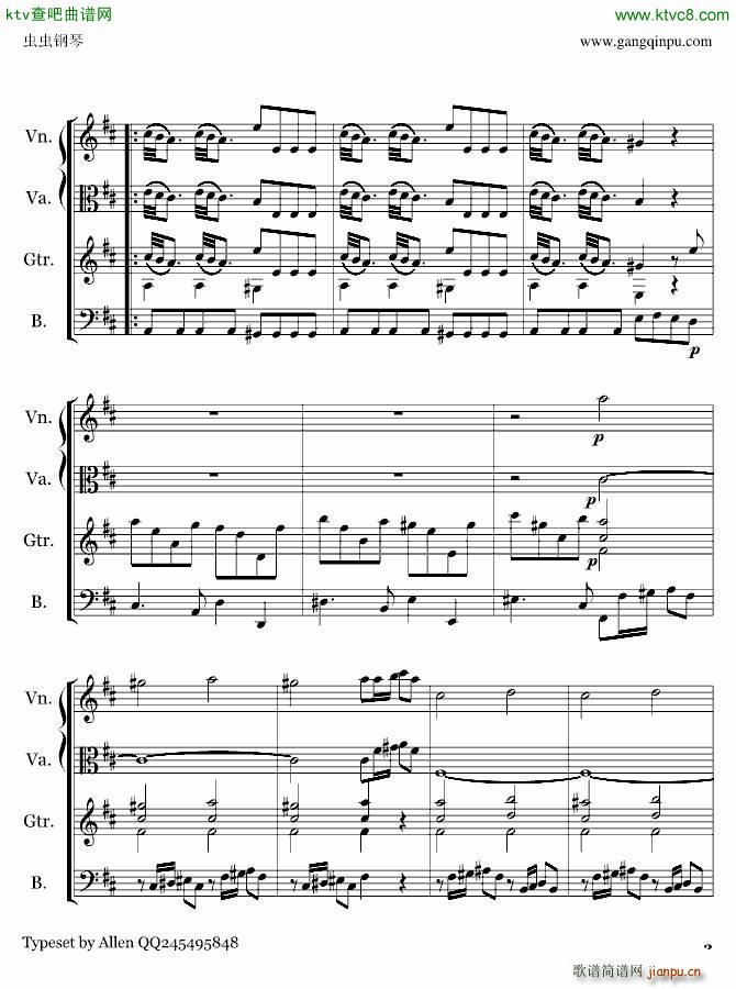 吉他协奏曲(吉他谱)3