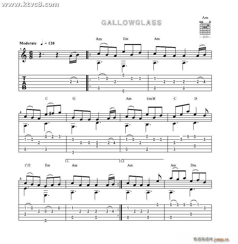 Gallowglass(吉他谱)1