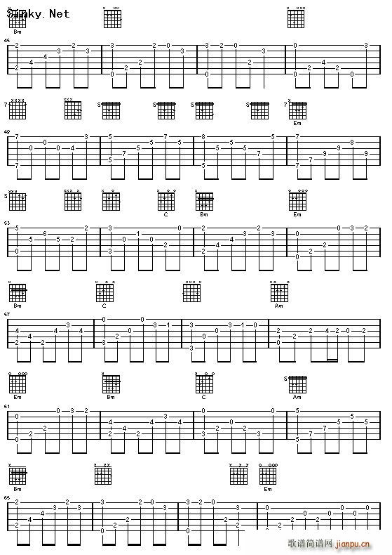 罗密欧与朱莉叶(吉他谱)3