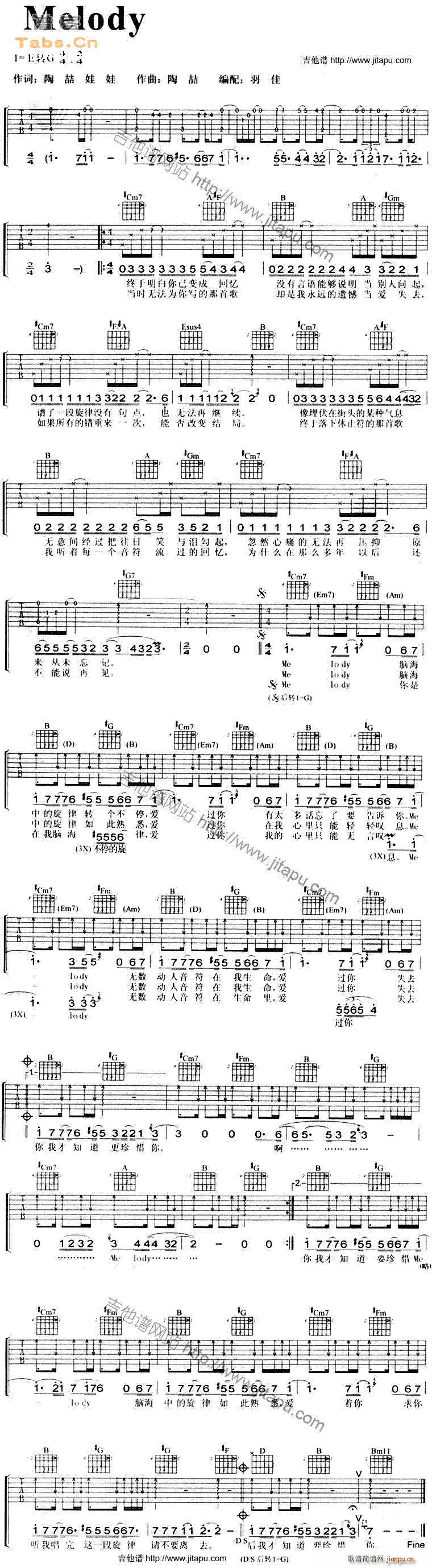 爱很简单等(吉他谱)6