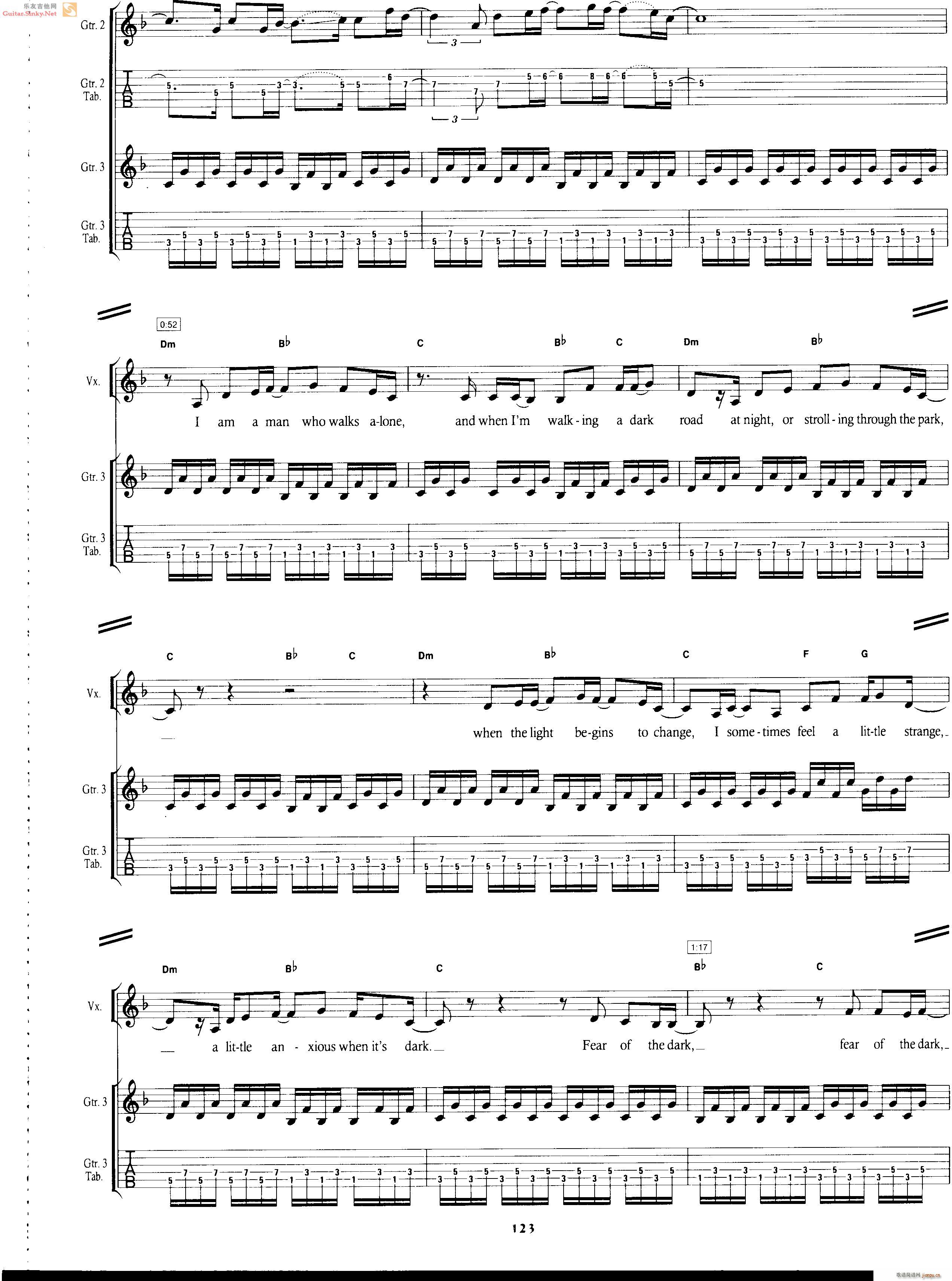 Fear(吉他谱)3