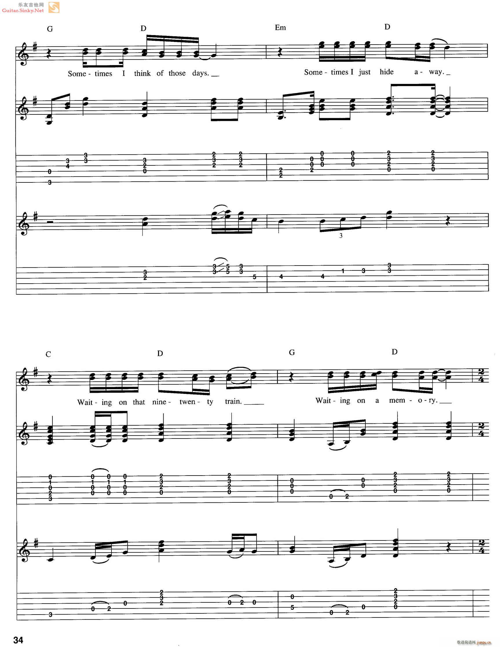 HeartbreakStation(吉他谱)5