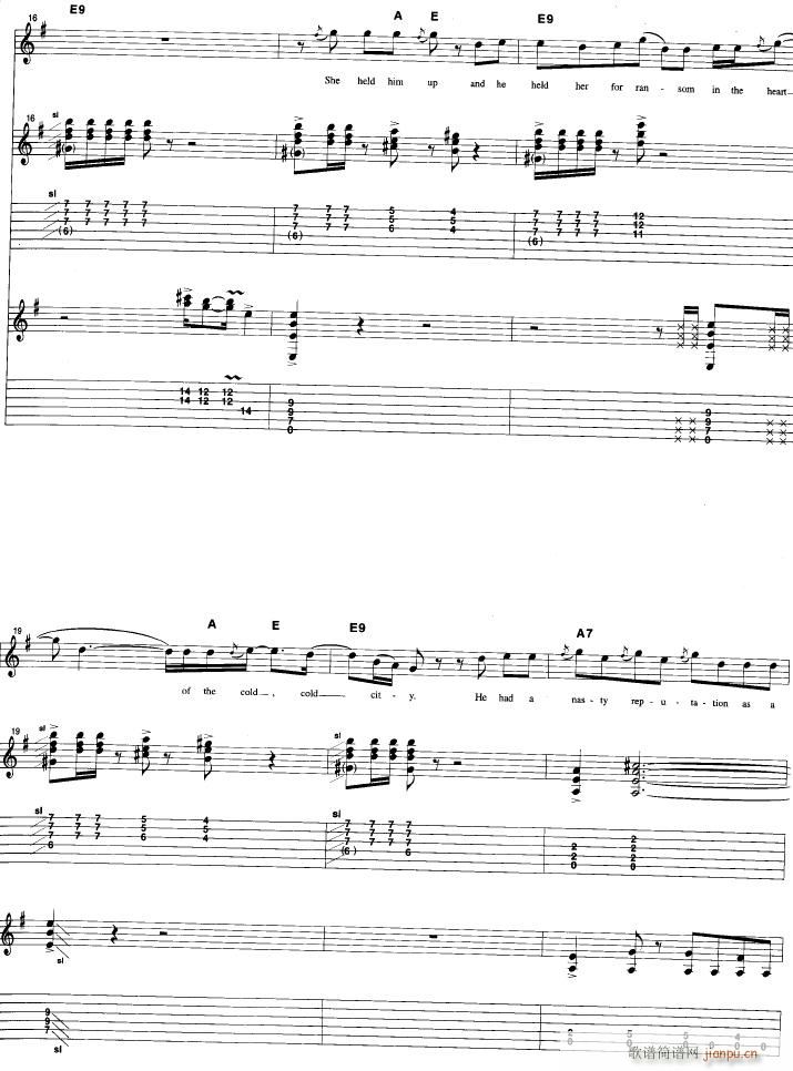 Hotel Californi(吉他谱)3