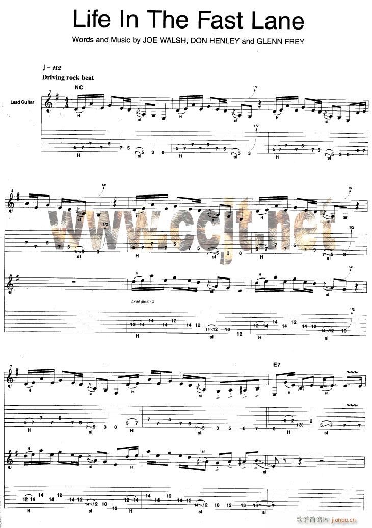 Hotel Californi(吉他谱)1