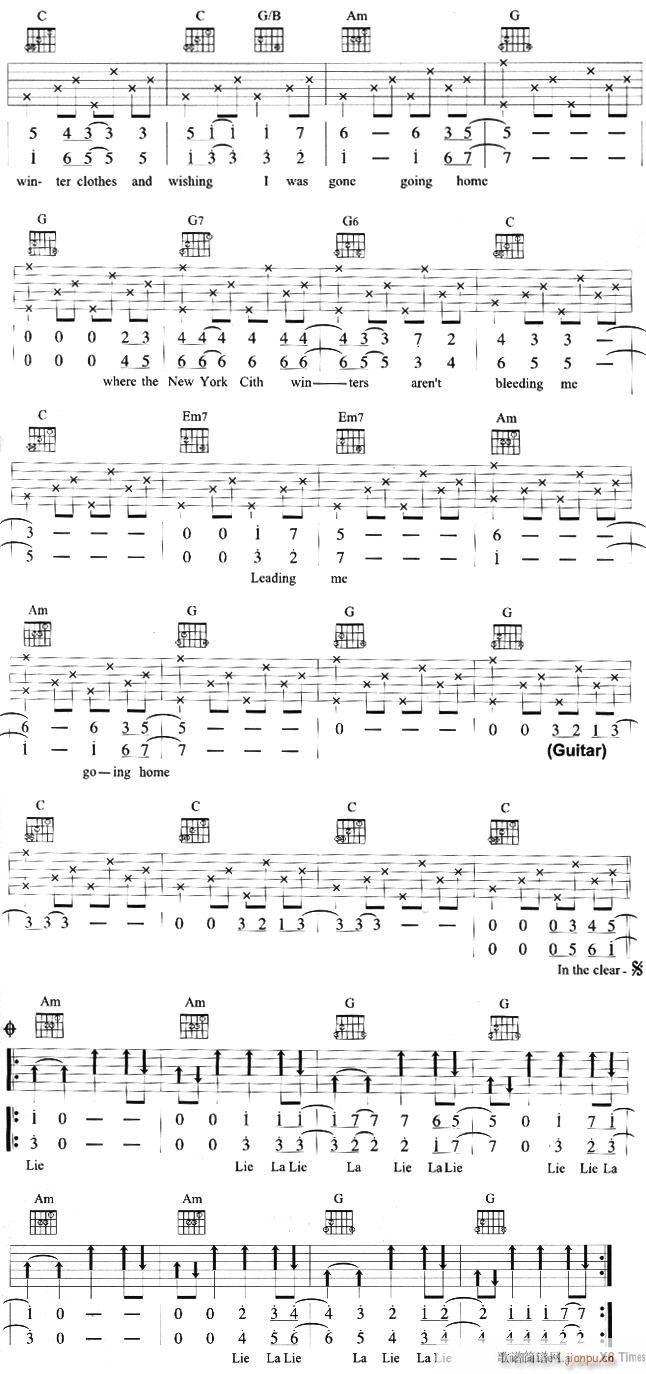 the   boxer(吉他谱)6