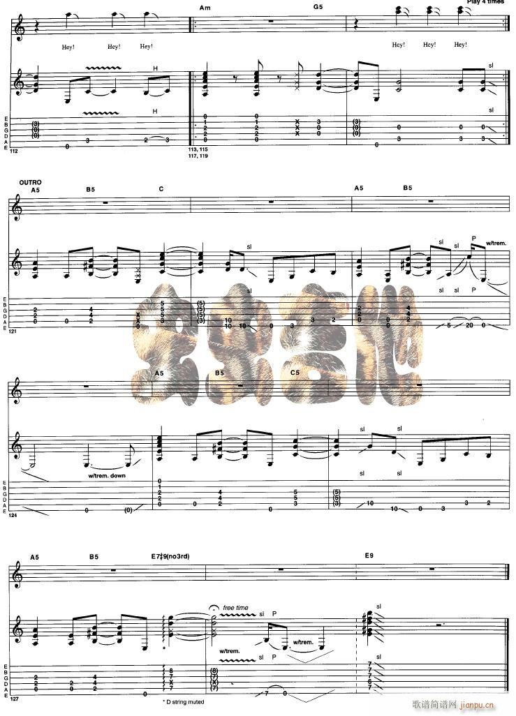 Aint Talkin Bout Love(吉他谱)10