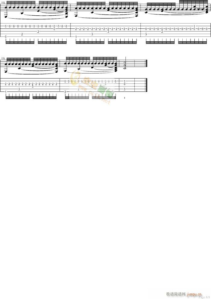 cann-卡农-木吉他指弹版(吉他谱)8