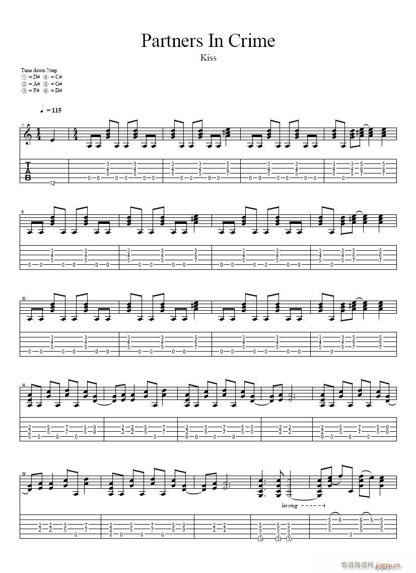 -?Partners?In?Crime-吉他(吉他谱)1