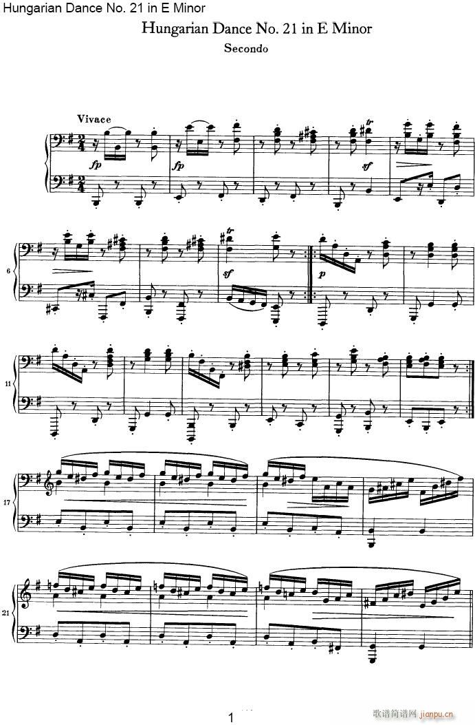 Dance?NO.21in?E?Minor6(吉他谱)1