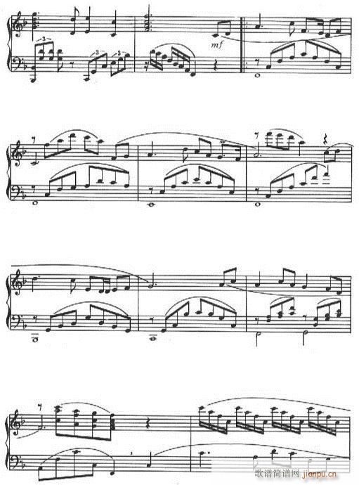 我爱你中国-钢琴(吉他谱)3