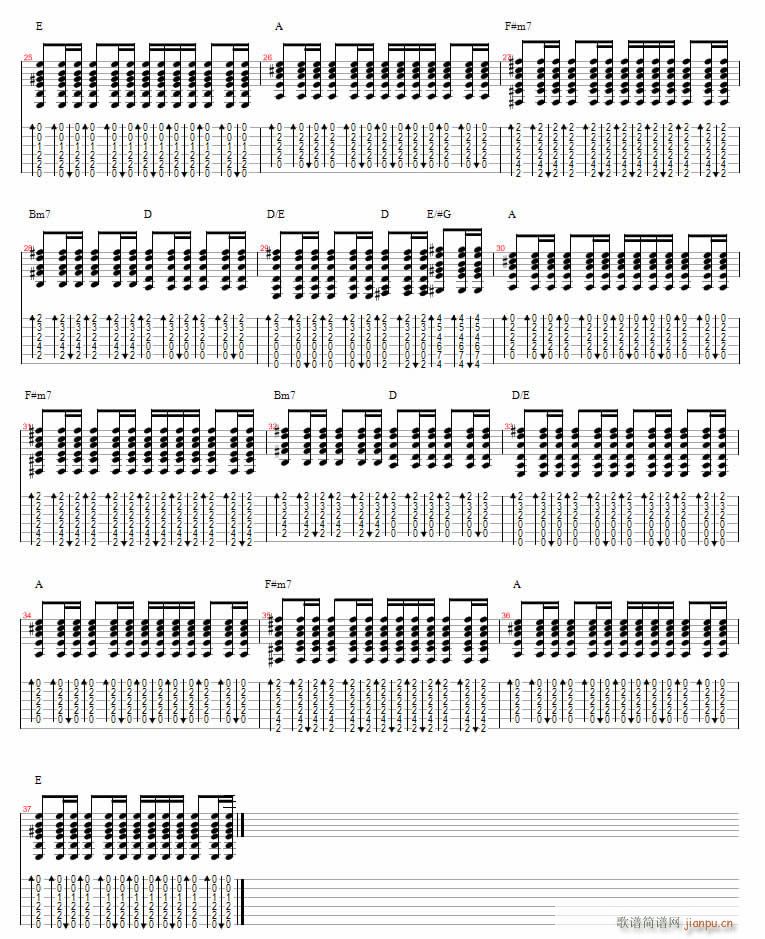 烟圈吉他独奏(吉他谱)3