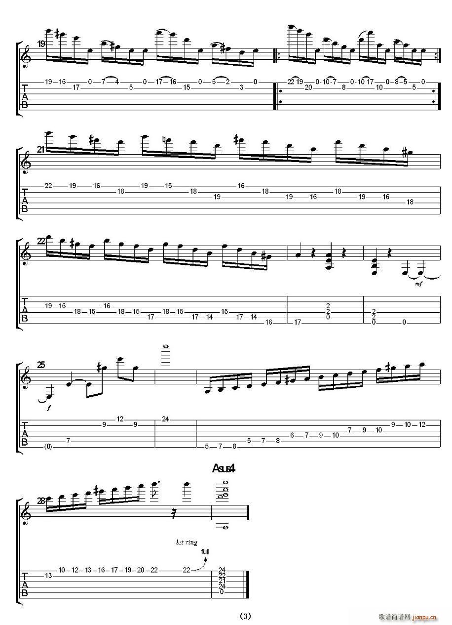 Cross Road(吉他谱)3