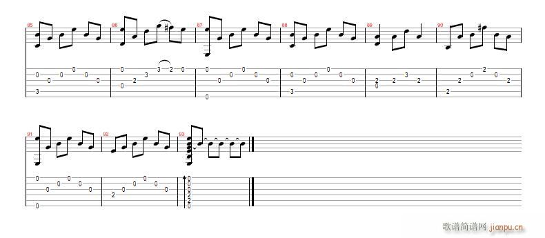 丁香花SOLO(吉他谱)5