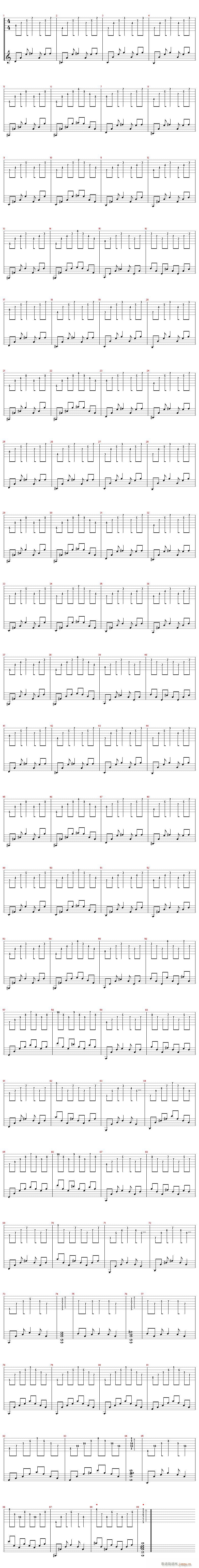 9绿草如茵-吉他(吉他谱)1