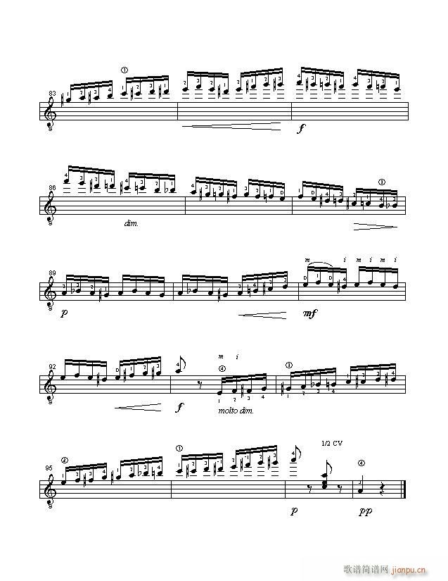 野蜂飞舞-吉他(吉他谱)6