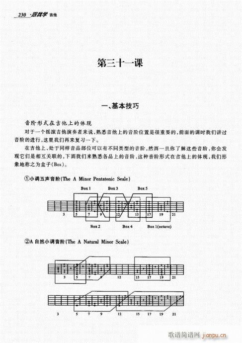 跟我学吉他221-240(吉他谱)10