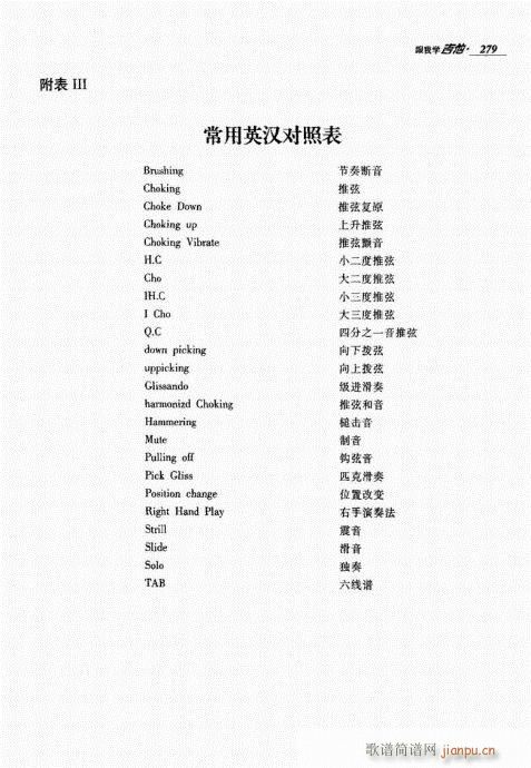 跟我学吉他261-280(吉他谱)19