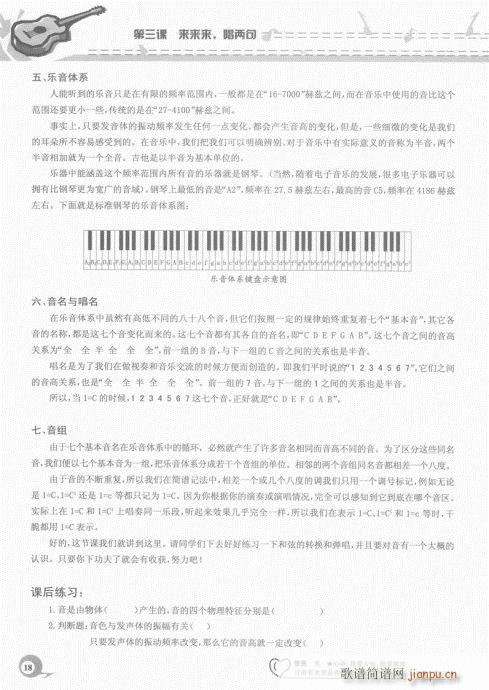 目录-20页(吉他谱)23