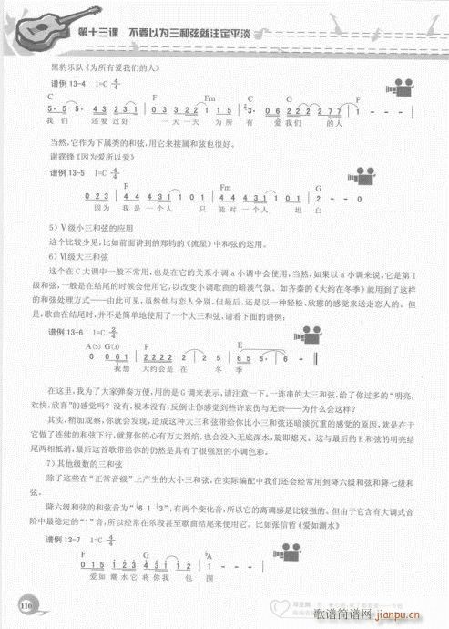 吉他自学20课101-120(吉他谱)10