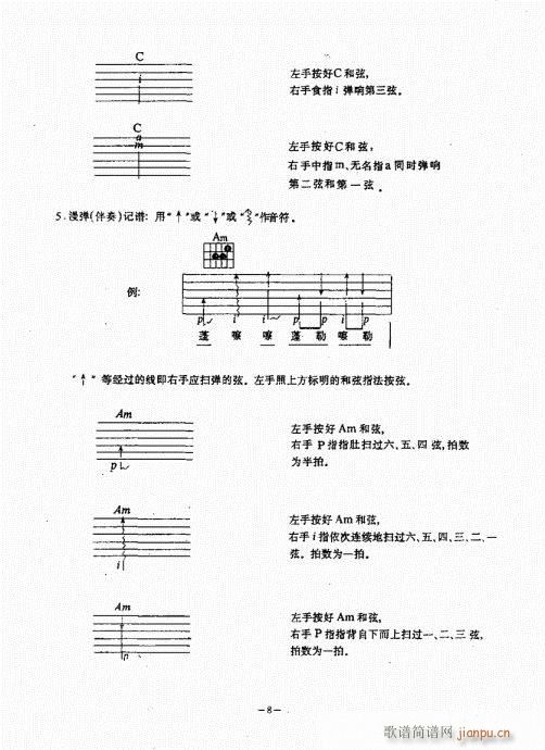 民谣吉他经典教程目录1-20(吉他谱)14