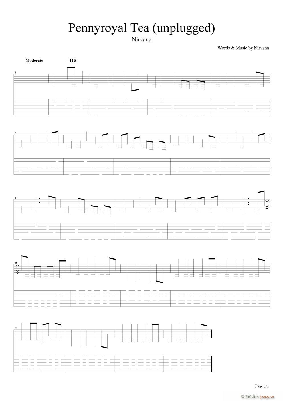 Pennyroyal(吉他谱)1