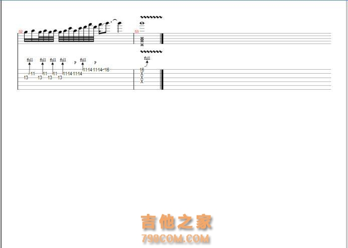 张俊文《 爱的供养》电吉他谱