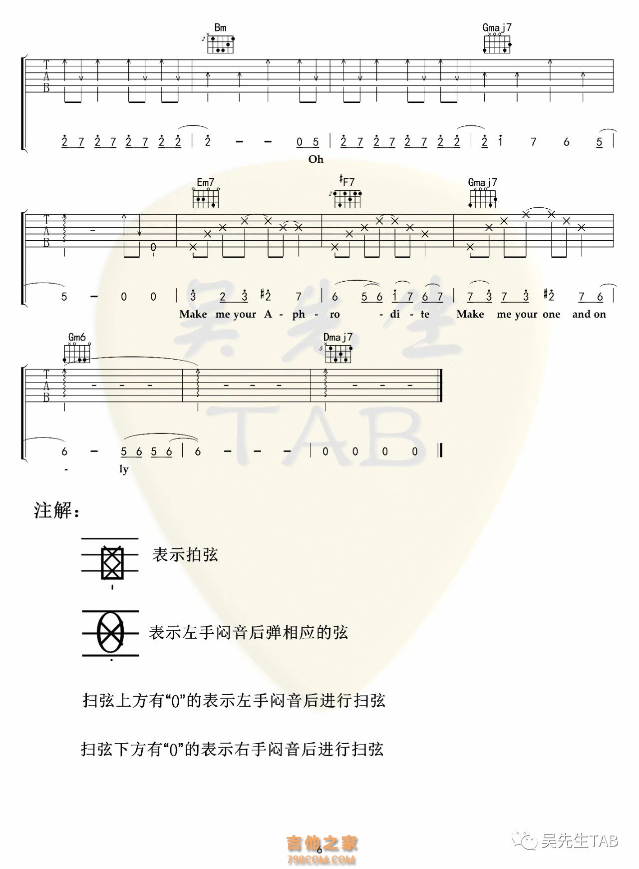 Dark Horse 吉他谱 