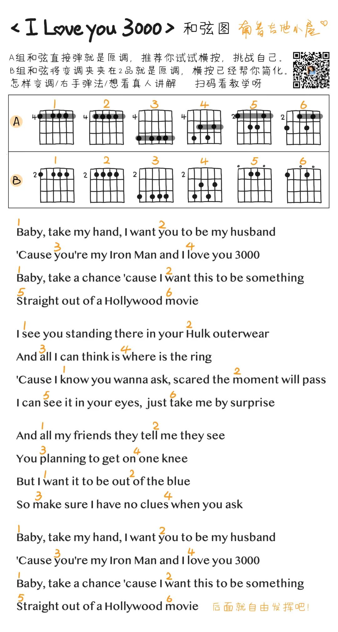 I-Love-You-3000吉他谱3-Stephanie Poetri