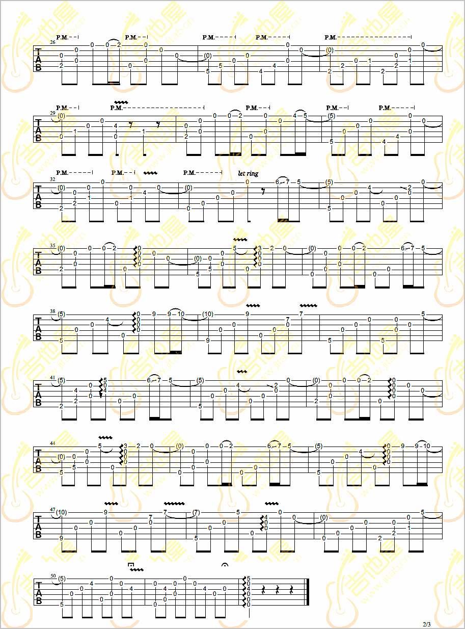 Recollection指弹吉他谱2-Gin