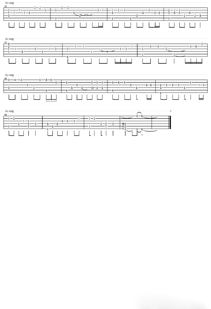 Kiss the rain吉他谱3