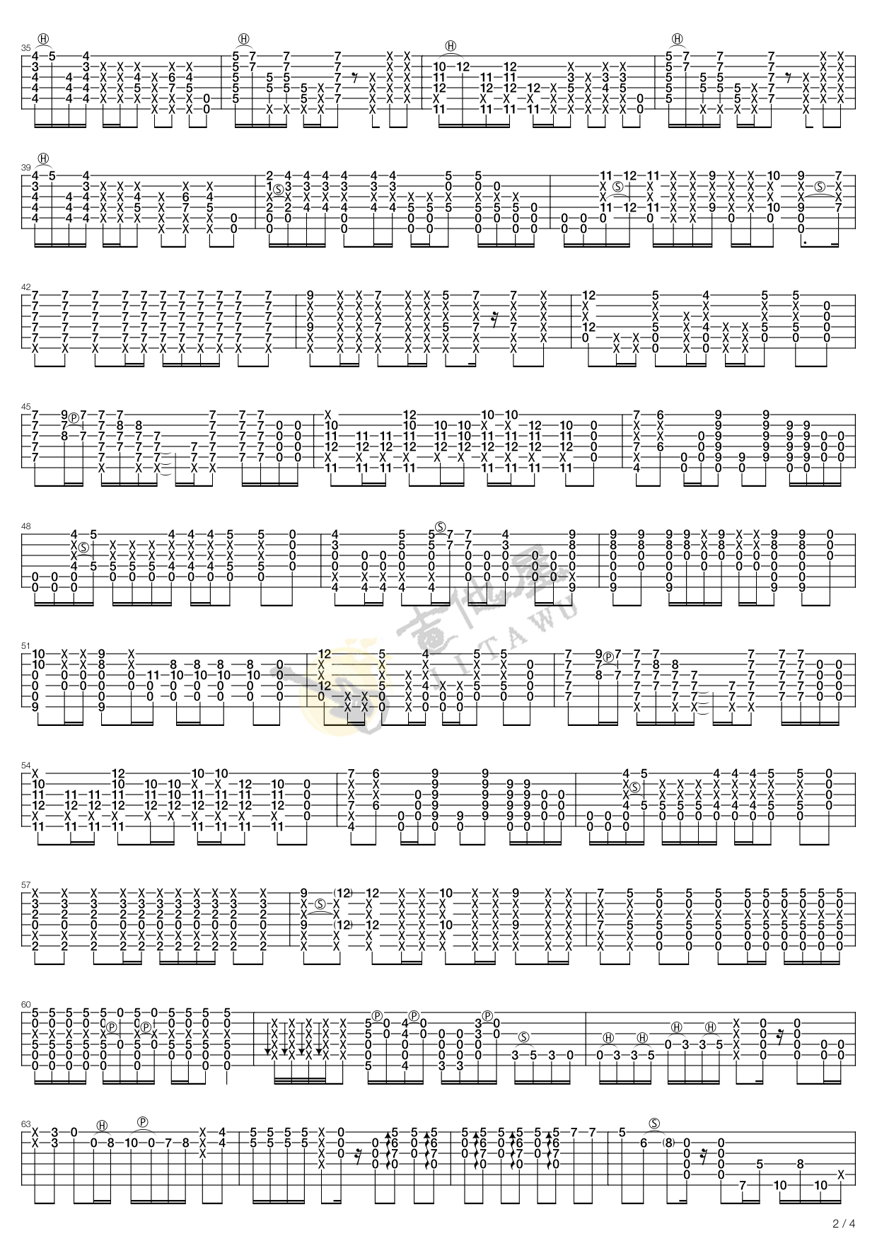 Summer vacation吉他谱2