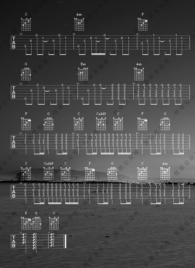 请你爱我或给我一把枪吉他谱3