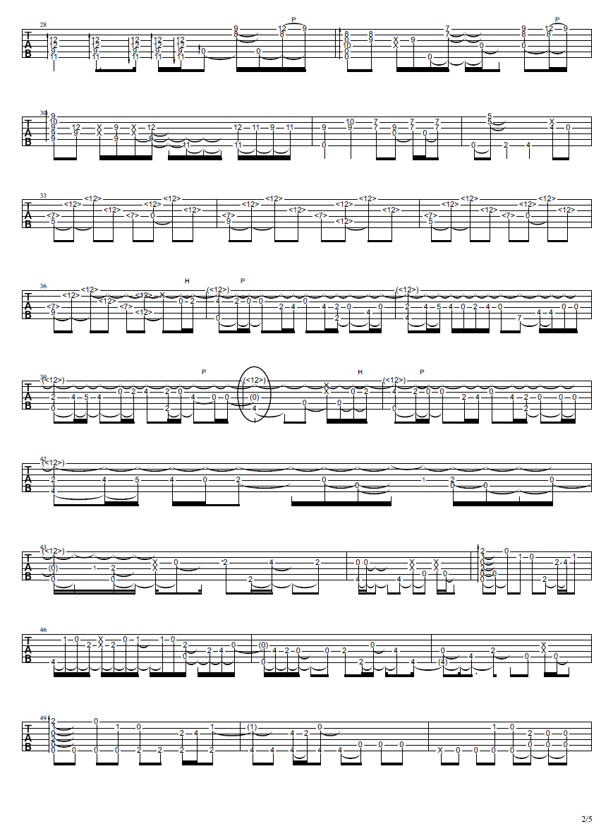 打上花火吉他谱2