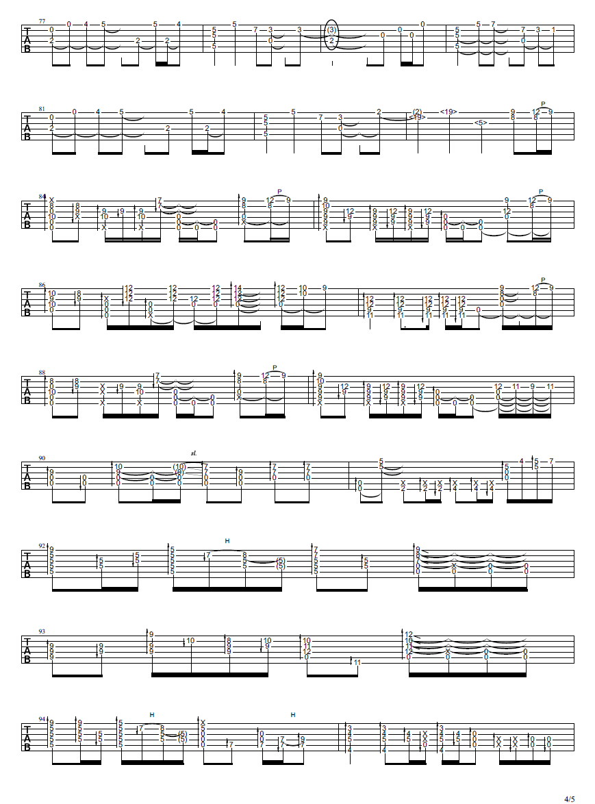 打上花火吉他谱4