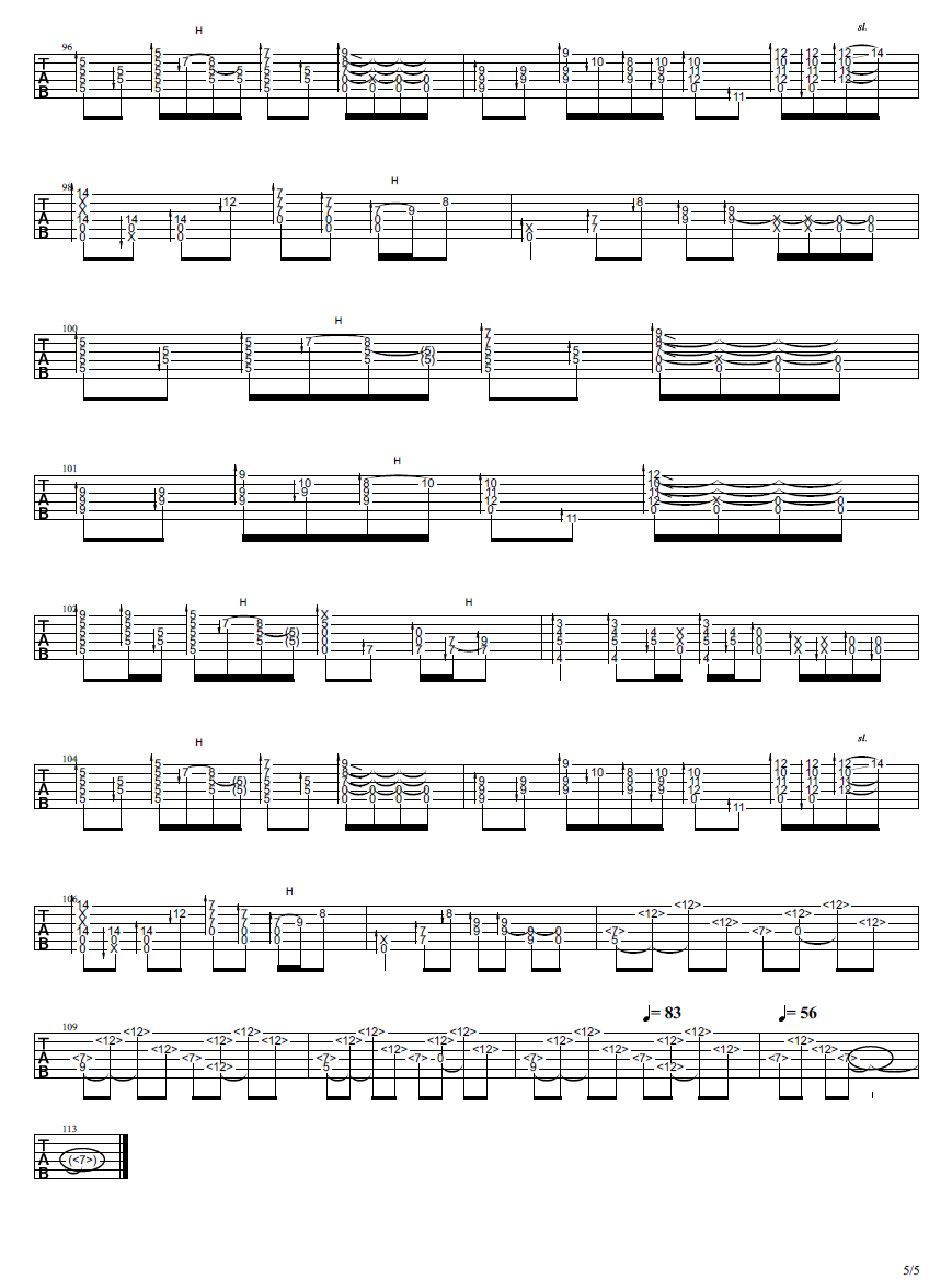 打上花火吉他谱5