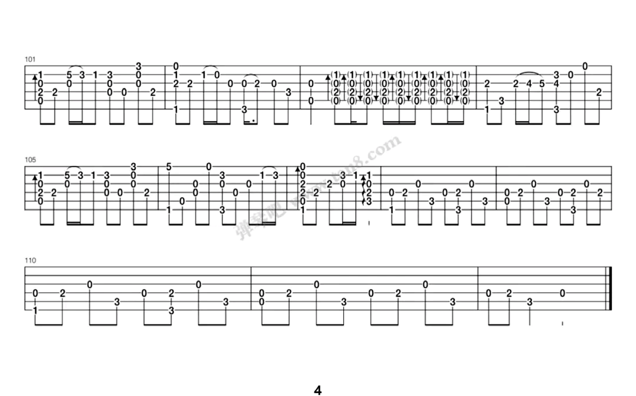 打上花火吉他谱4